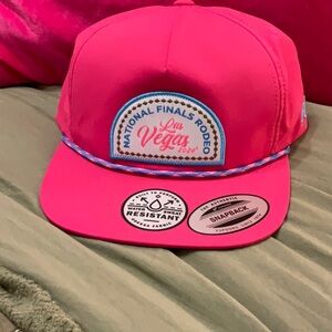 Las Vegas National Finals Rodeo Pink Snapback Hat